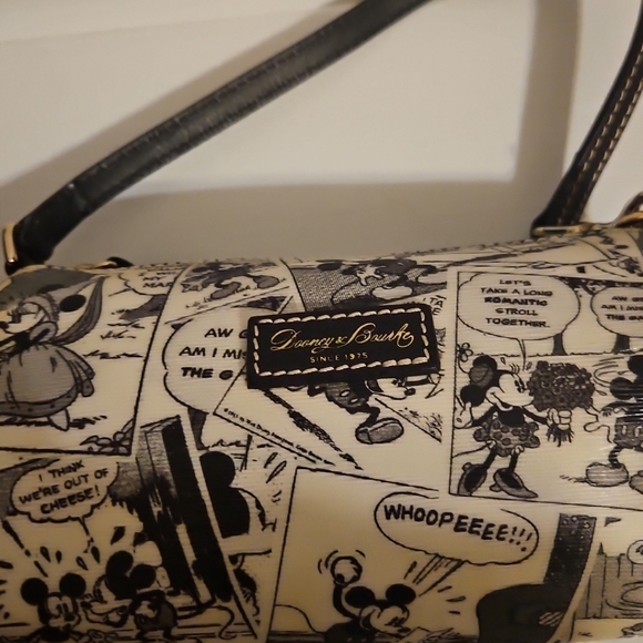 Dooney & Bourke Disney Mickey Comic Mini Barrel Bag – Rare